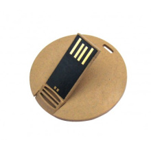 Duurzame ronde USB stick - Topgiving